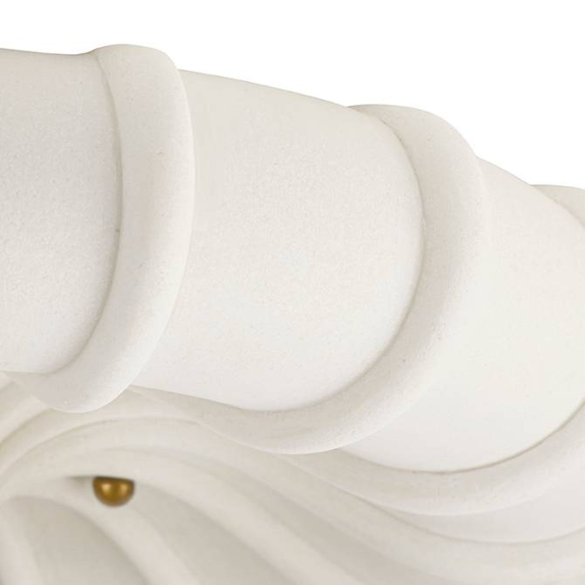 Close-up of a white flower with a gold center on a white background