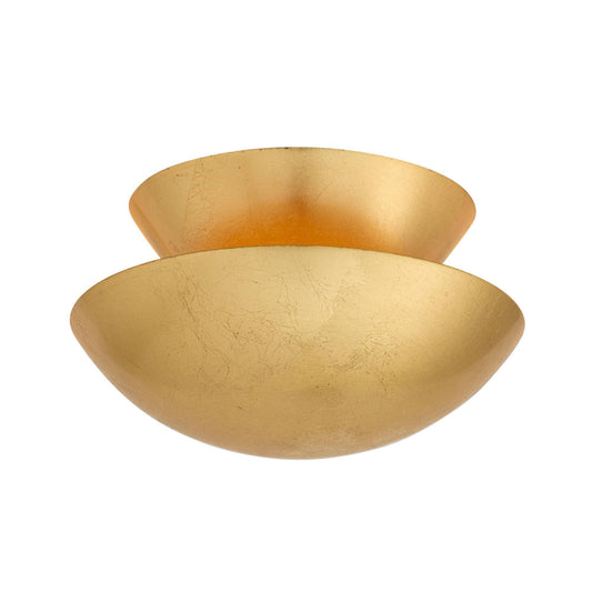 Florko Mini Flush Mount Gold Leaf