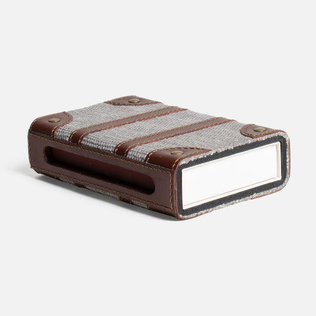 Dillon Matchbox Light Gray Cotton Jute