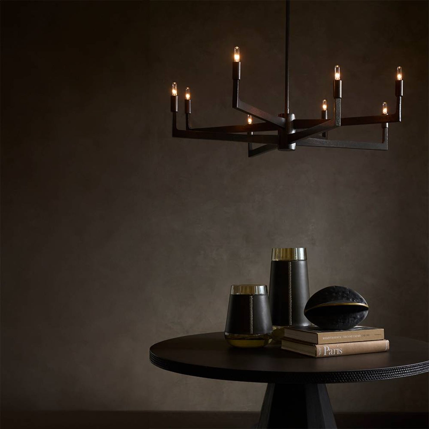 Griff Chandelier Bronze
