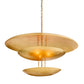 Florko Chandelier Gold Leaf