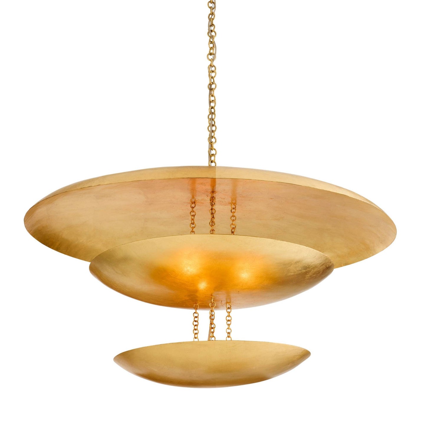 Florko Chandelier Gold Leaf