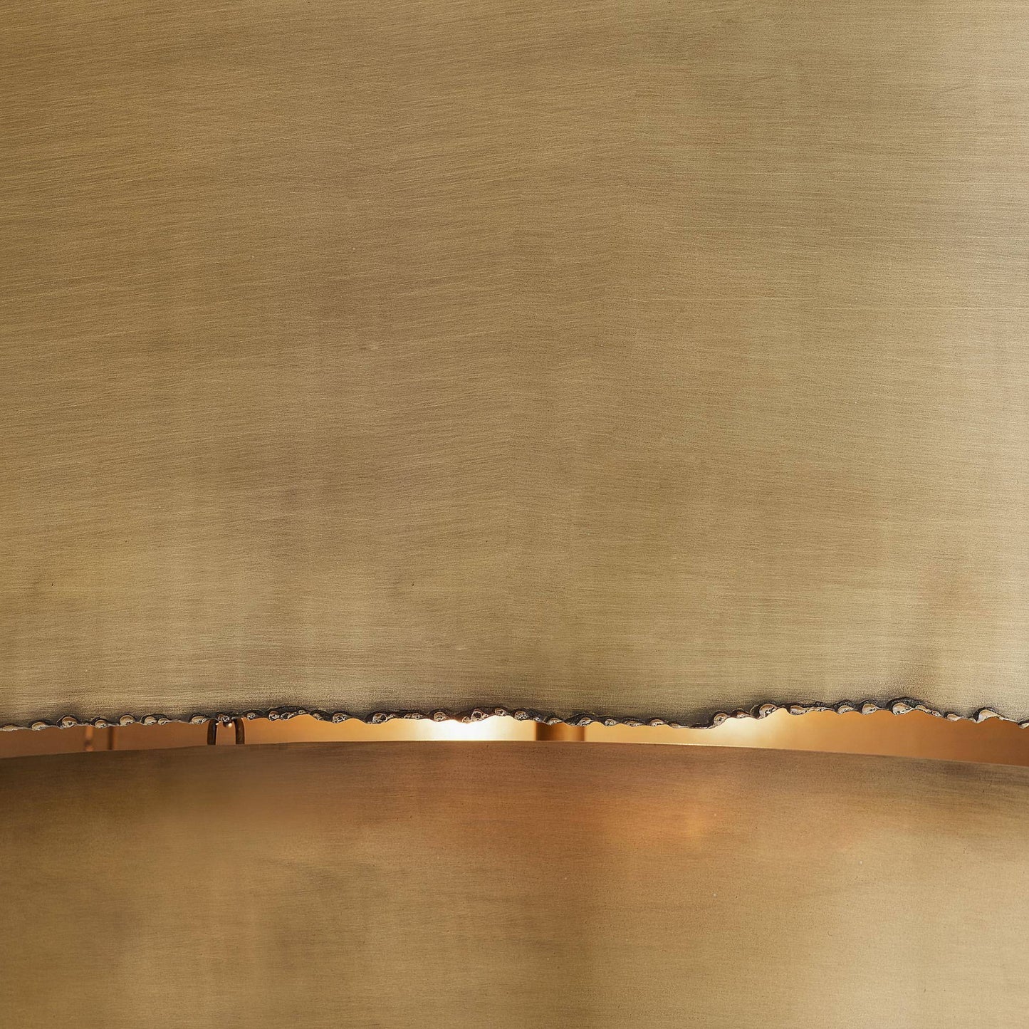 Close-up of a textured beige fabric surface