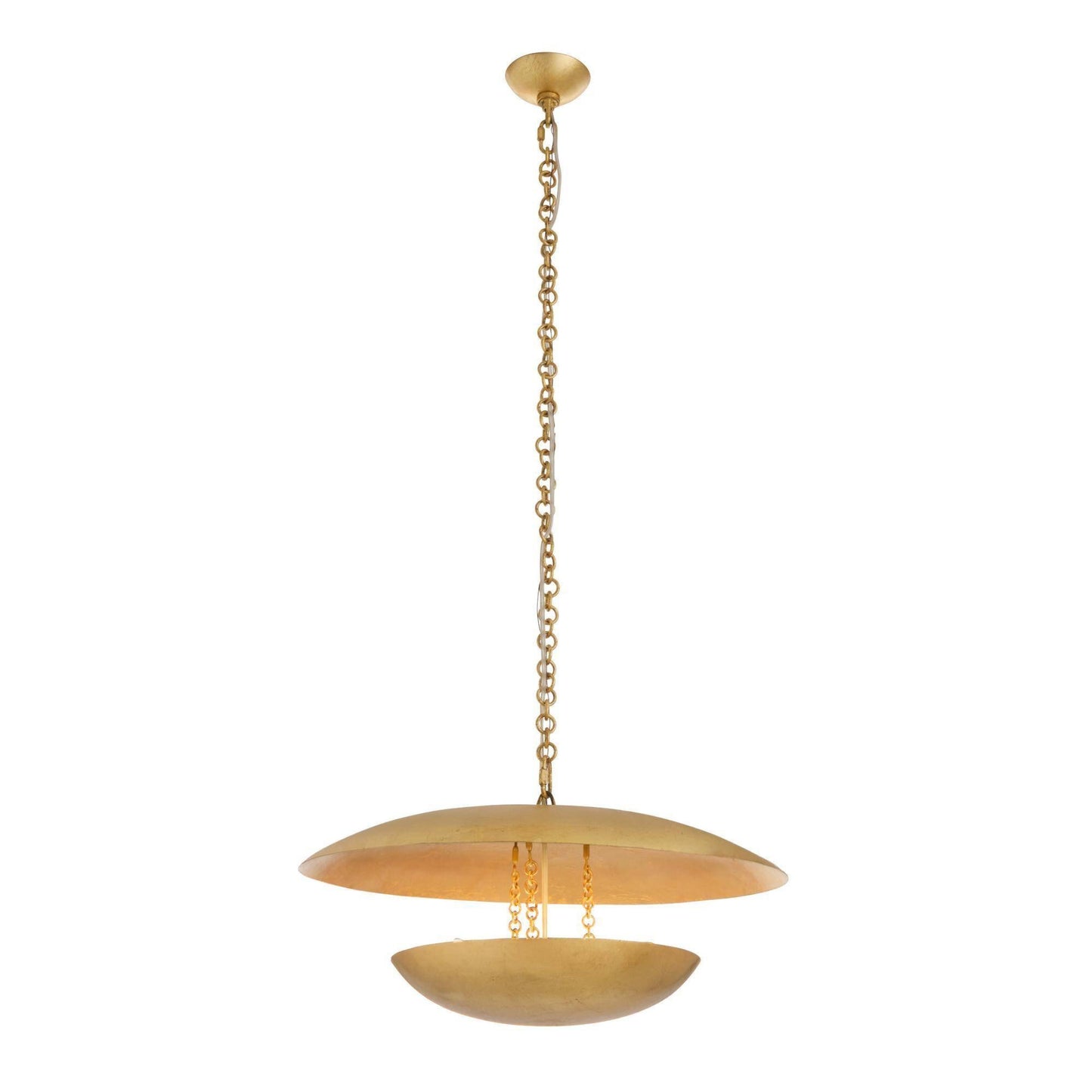 Florko Chandelier Gold Leaf