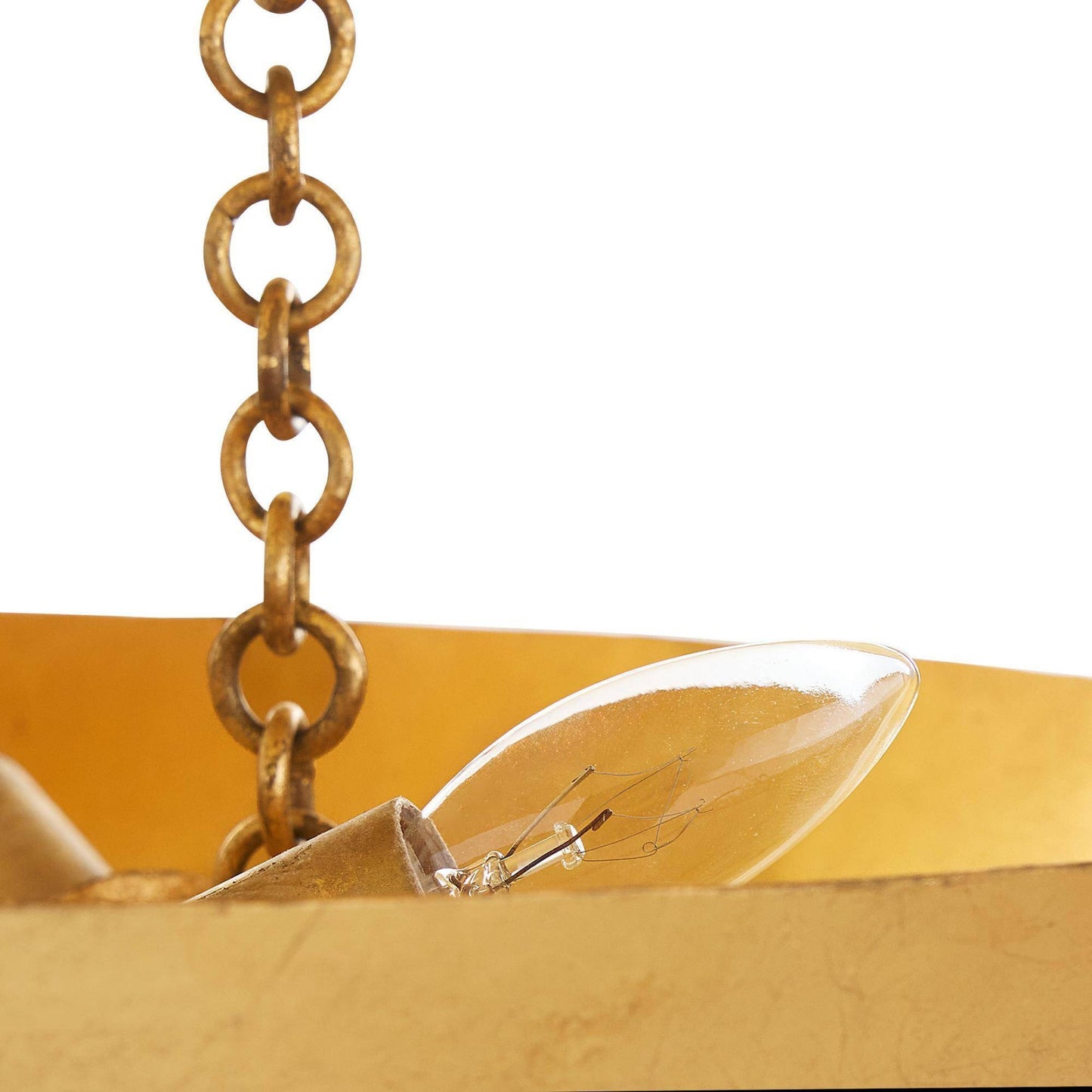 Florko Chandelier Gold Leaf