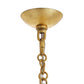 Florko Chandelier Gold Leaf