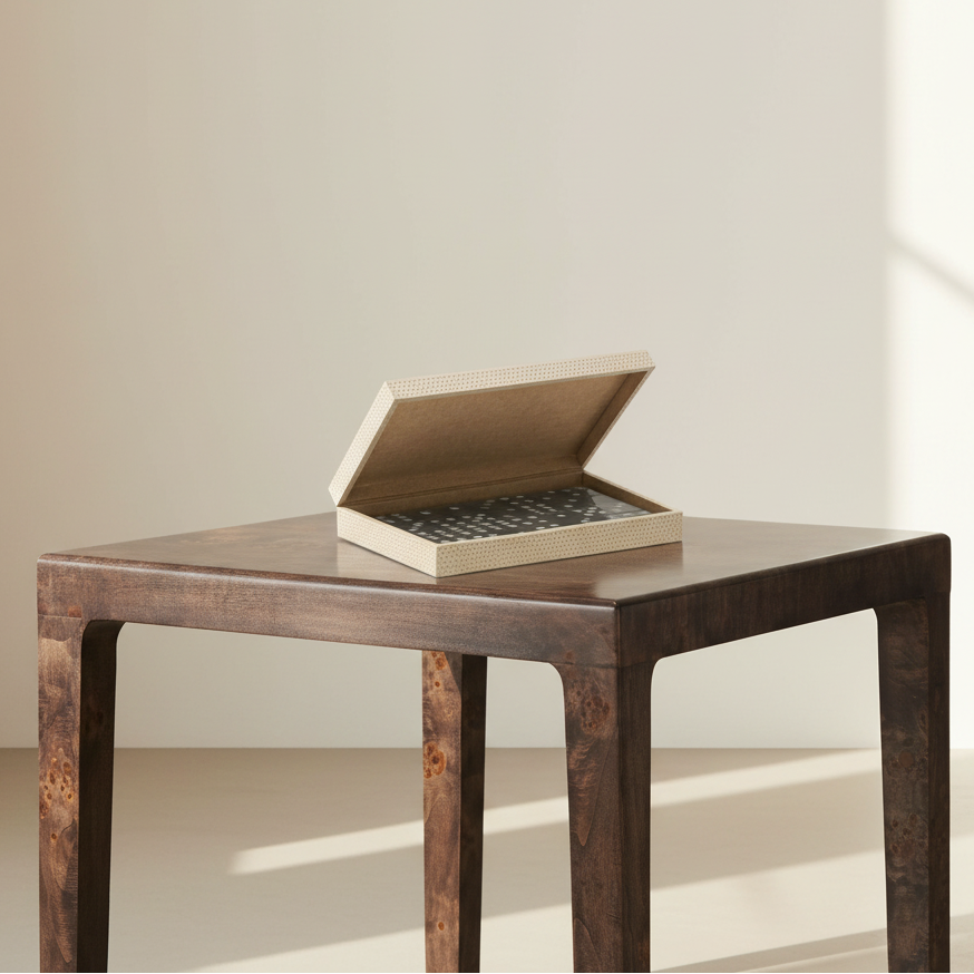 Alessio Game Table Ash Gray