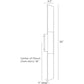 arteriors francisco sconce diagram