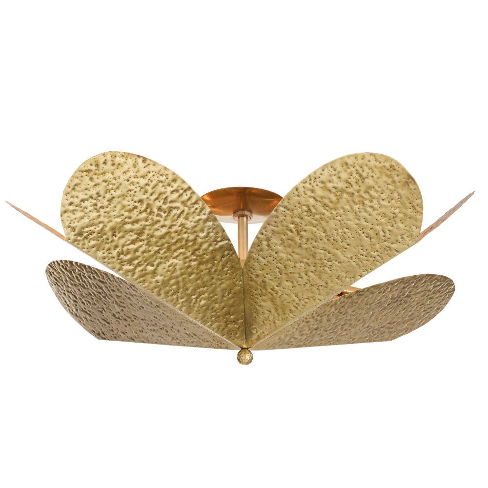 Lucinda Flush Mount Antique Brass