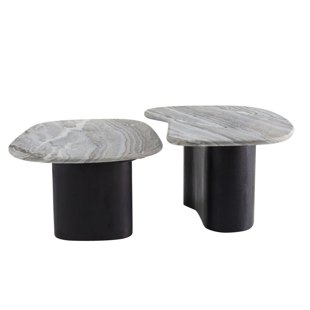 arteriors melt coffee tables front