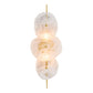 Kylie Sconce White Glazed Glass