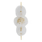 Kylie Sconce White Glazed Glass