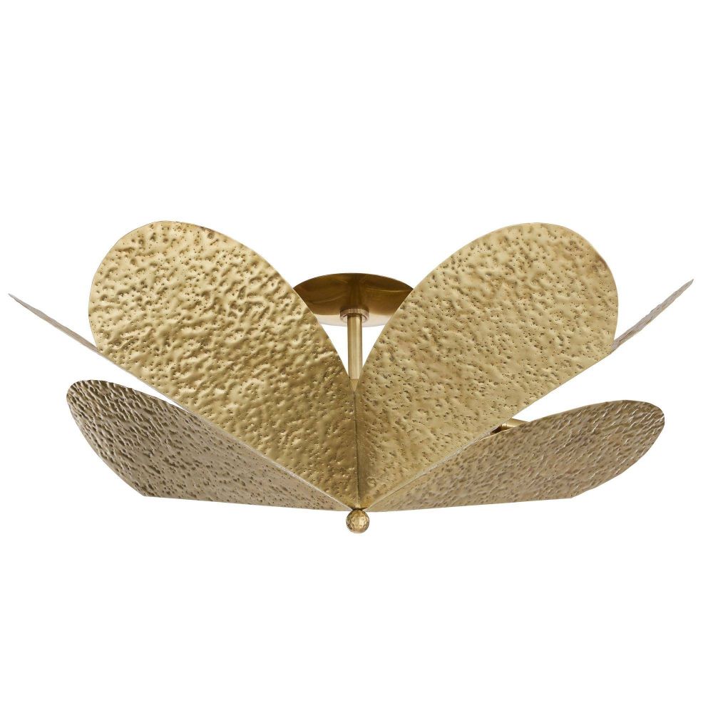 Lucinda Flush Mount Antique Brass