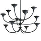 Larkin Chandelier Black Iron
