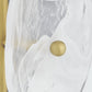 Kylie Sconce White Glazed Glass