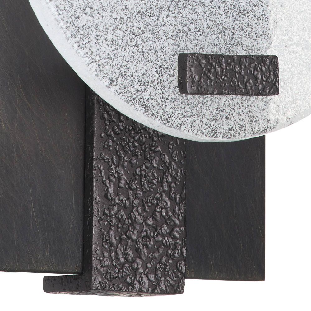 Logan Sconce Seedy Glass