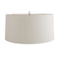 Beige lampshade on a white background