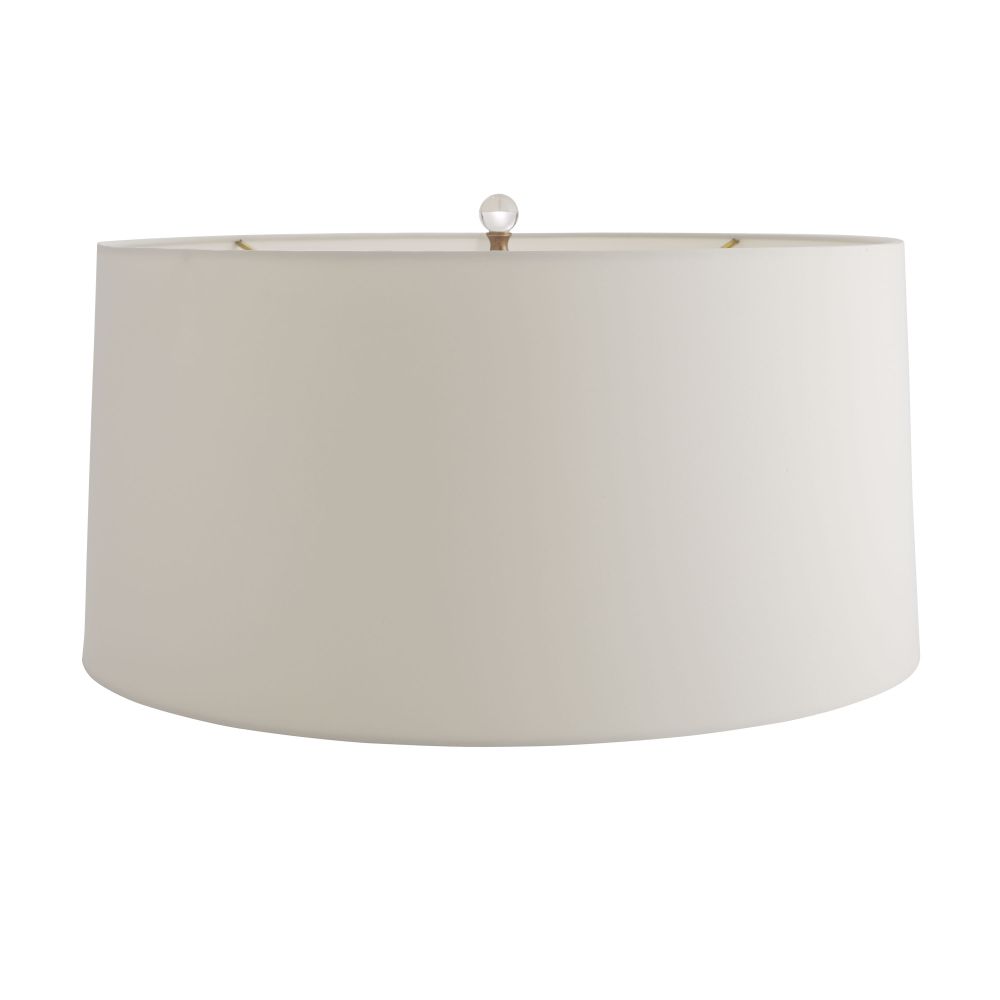 Beige lampshade on a white background