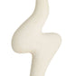 White sock on a white background