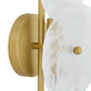 Kylie Sconce White Glazed Glass