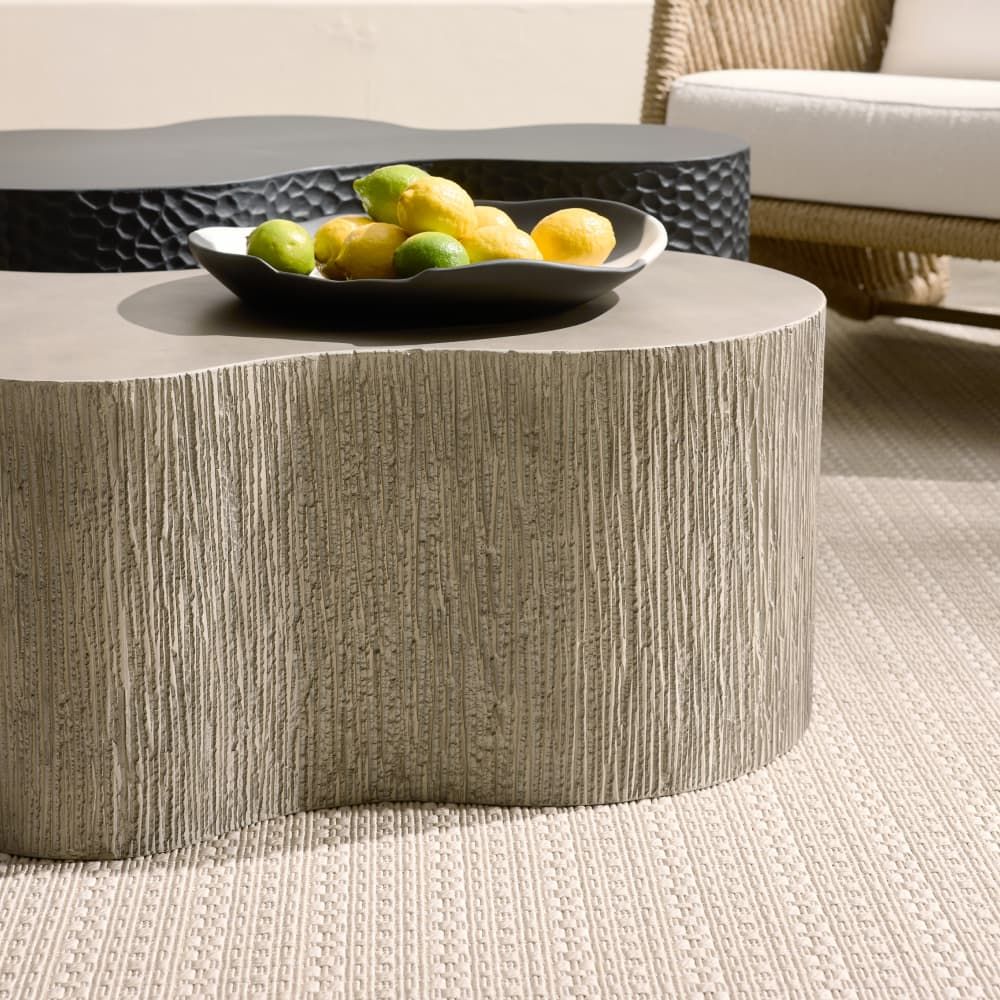 Indio Small Outdoor Coffee Table Gray Stonewash
