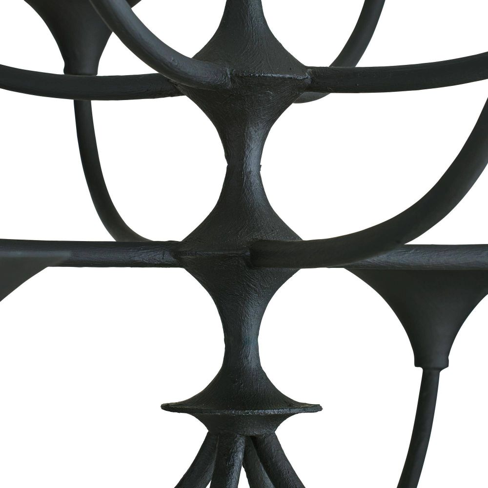 Larkin Chandelier Black Iron