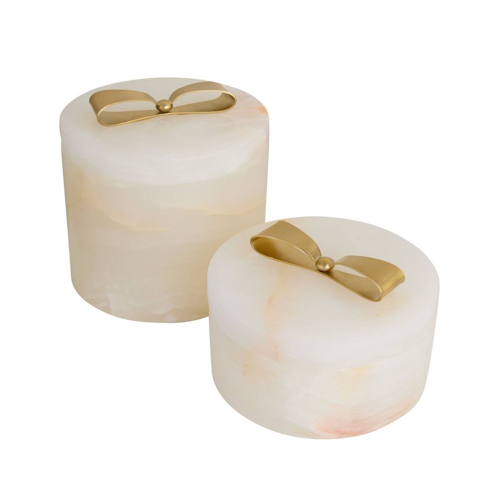 Monet Small Container White Onyx