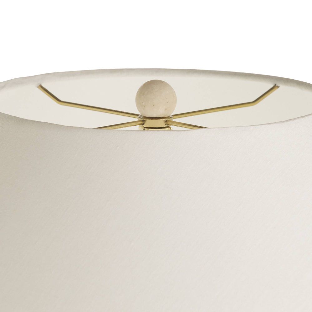 Decorative object with a spherical top and arm-like extensions on a white background