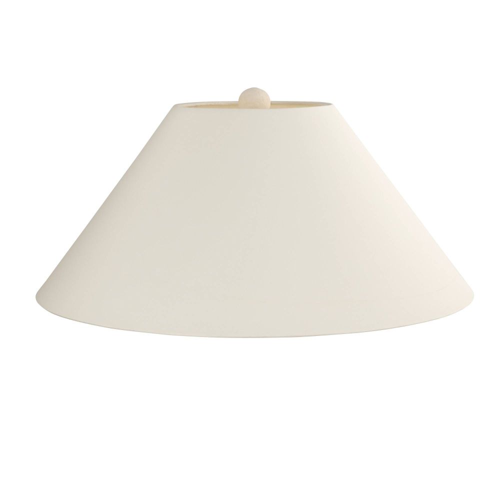 White lampshade on a white background