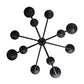 Larkin Chandelier Black Iron