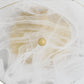 Kylie Sconce White Glazed Glass