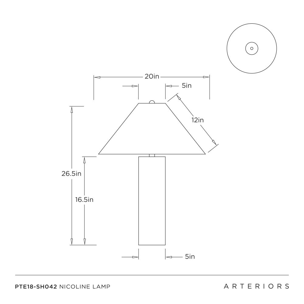 Nicoline Lamp Oat Porcelain