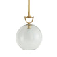 Estribo Pendant Clear Glass