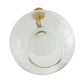 Estribo Pendant Clear Glass
