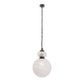 Rosemont Large Pendant Matte Swirled Glass