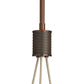 Trinity Chandelier Frosted Ombre