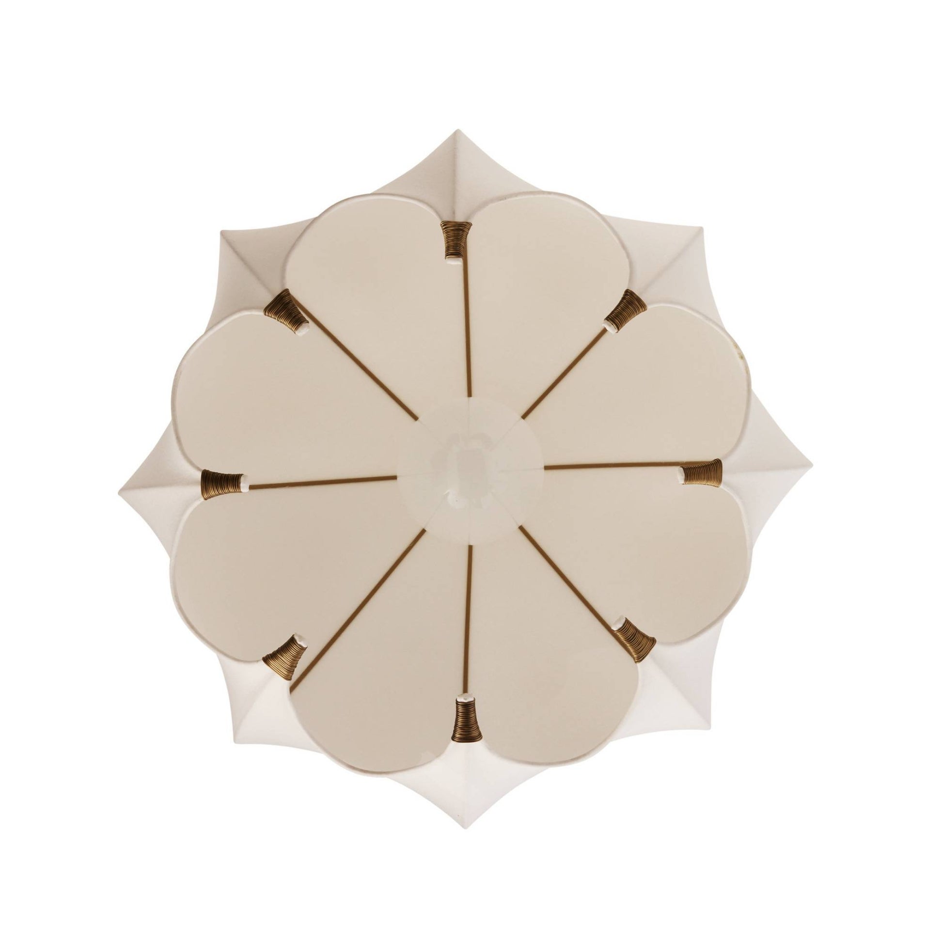 Decorative wall clock with geometric design on a white background