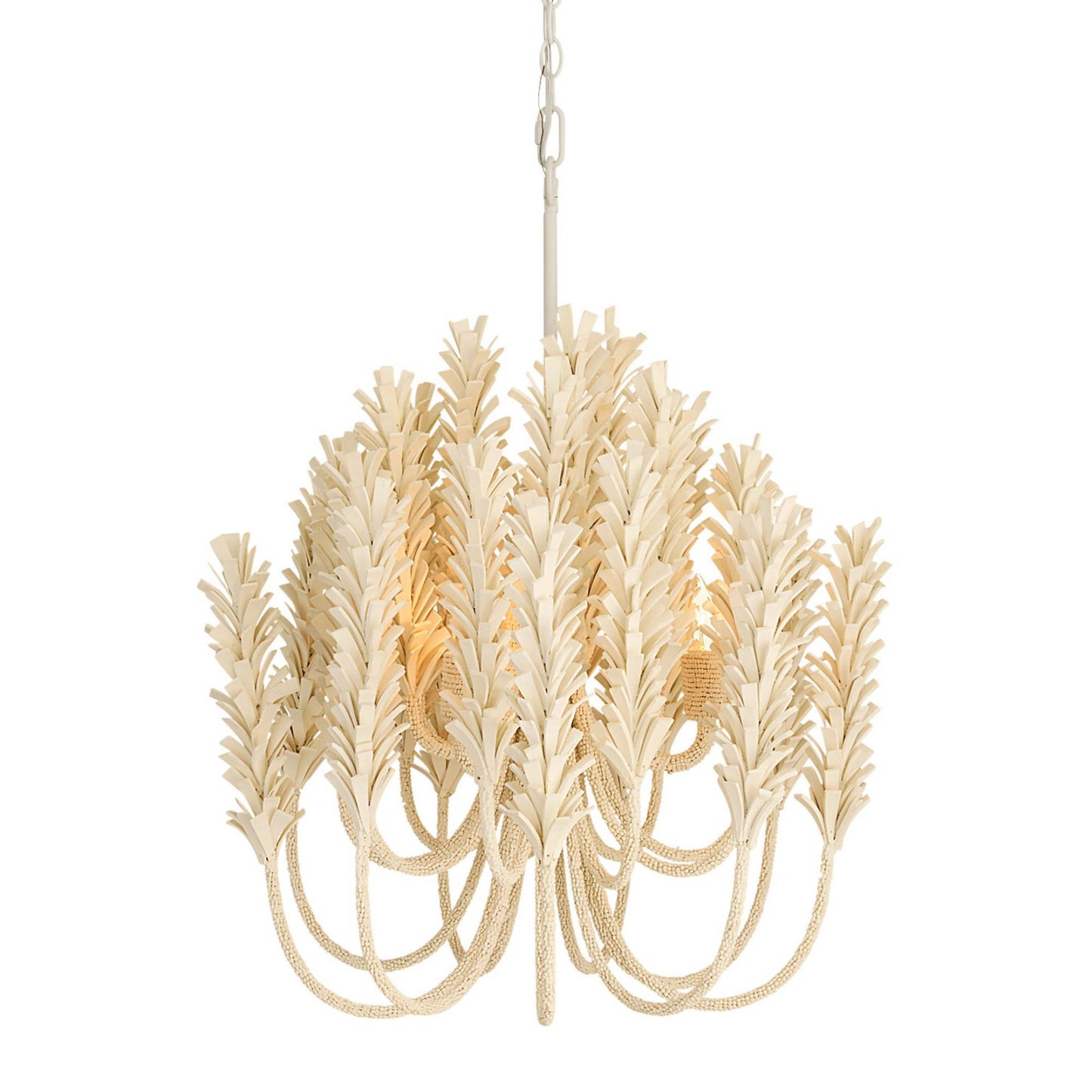 Kaia Chanderlier Small Chandelier Ivory Coconut