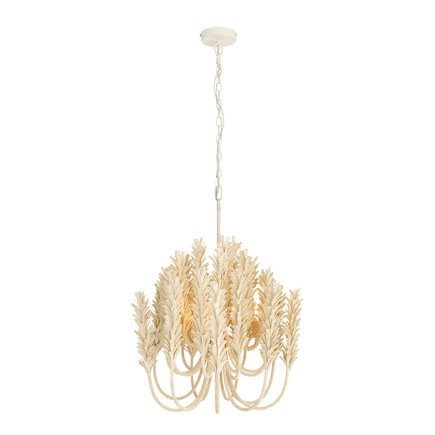 Kaia Chanderlier Small Chandelier Ivory Coconut