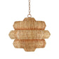 Antibes Chandelier Natural Rattan