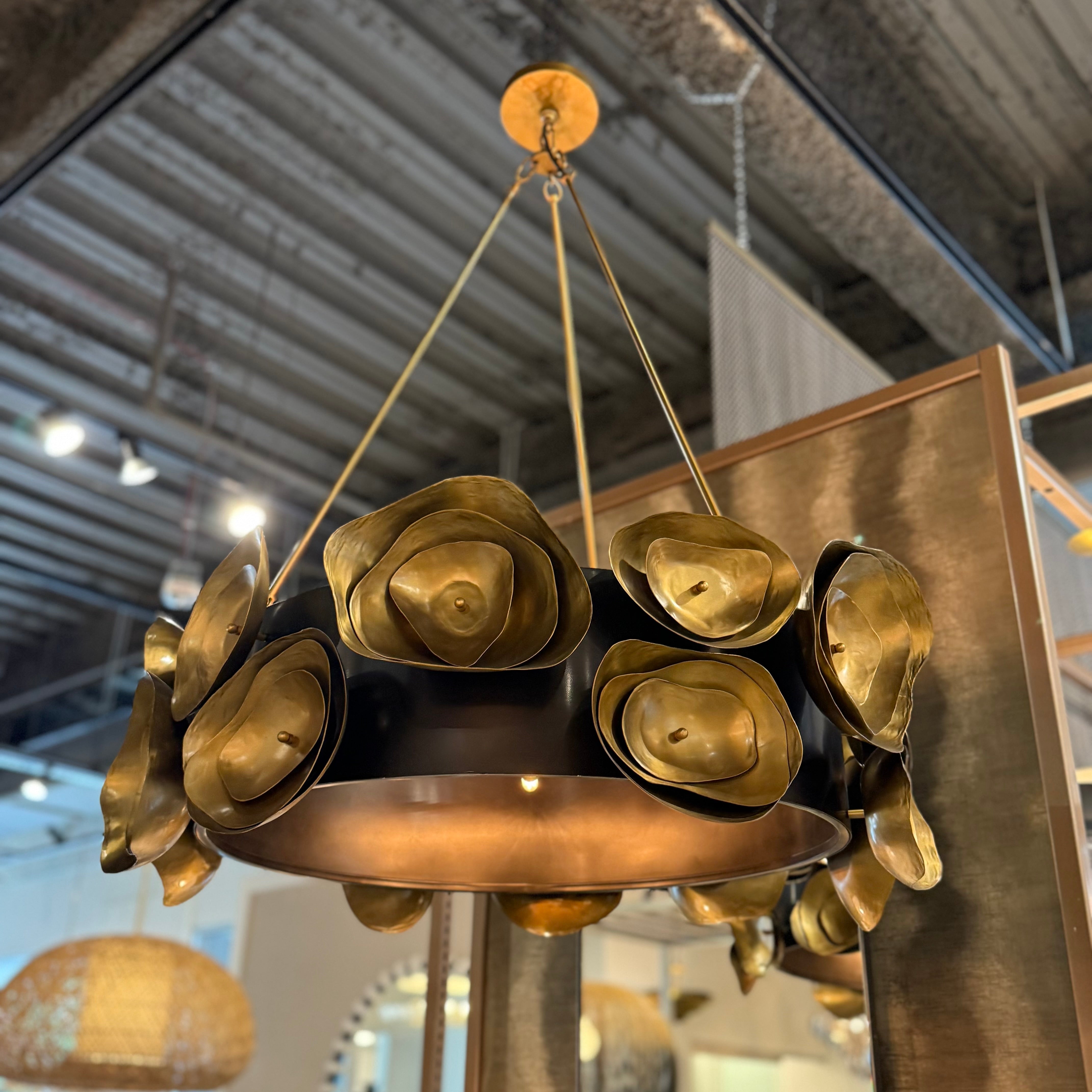 Arteriors Home Gaia Chandelier Antique Brass – CLAYTON GRAY HOME