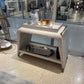 Baxter Bar Cart White Burl