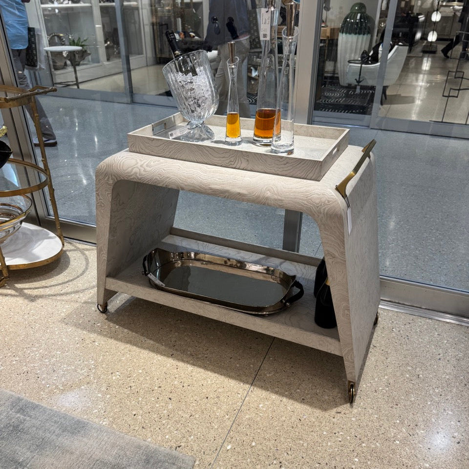 Baxter Tray White Burl