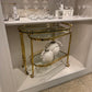 Gallery Folding Bar Shiny Brass