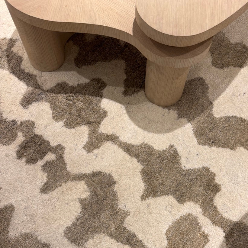 Monitor Rug Dark Beige Ivory