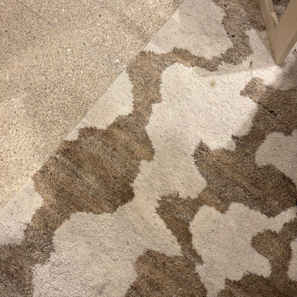 Monitor Rug Dark Beige Ivory