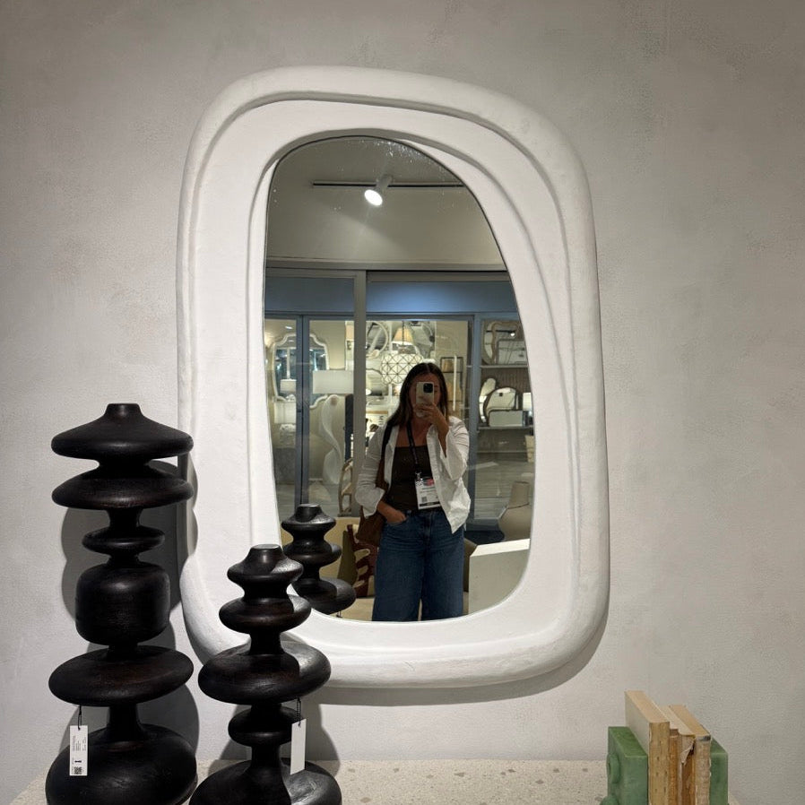Epoque Mirror Large Painted Aluminum