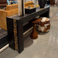 Kingston Console Umber Wood Faux Horn