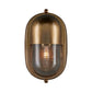 Maritime Outdoor Wall Sconce Antique Brass