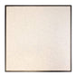 A square framed abstract art print featuring a cream-colored background with a fine, web-like pattern of thin blue lines, enclosed in a thin black frame.